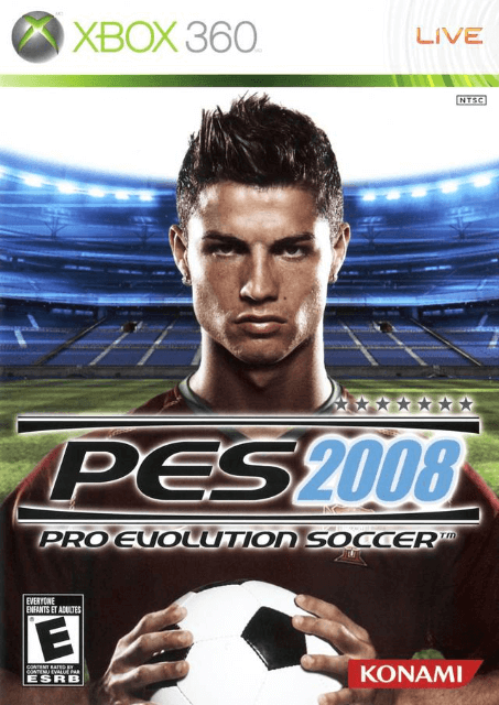 Pro Evolution Soccer 2008 box art for Xbox 360
